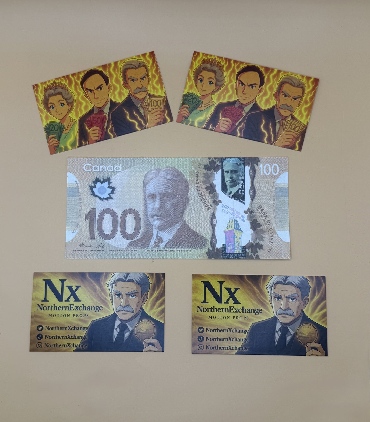 $100 Prop Money (100 notes)
