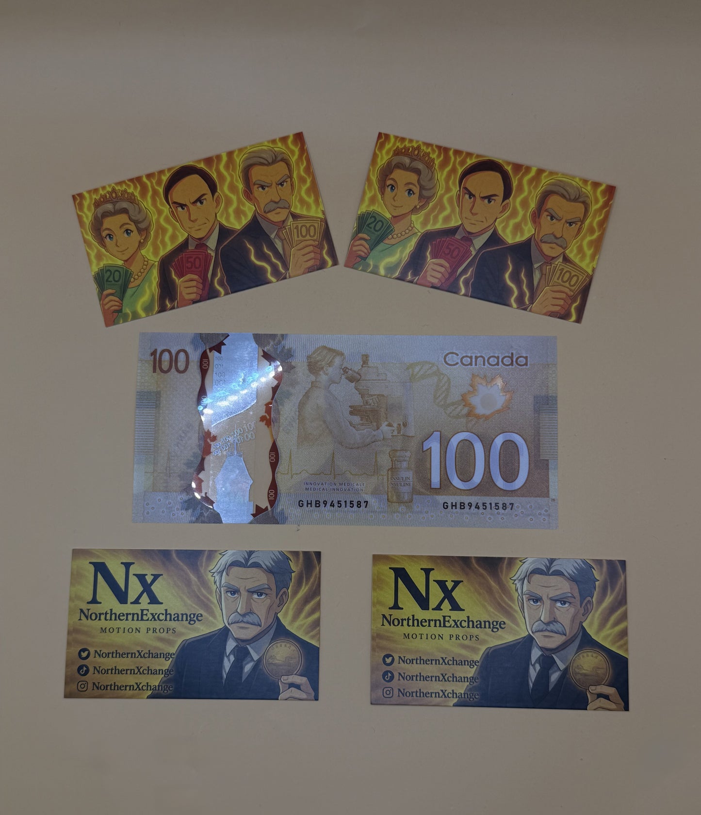 $100 Prop Money (100 notes)