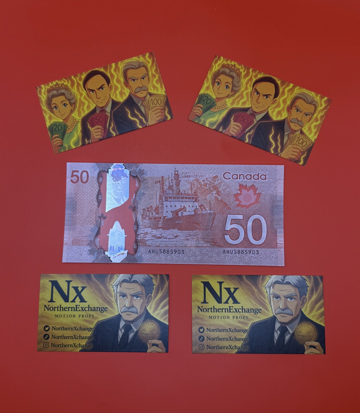 $50 Prop Money (100 notes)