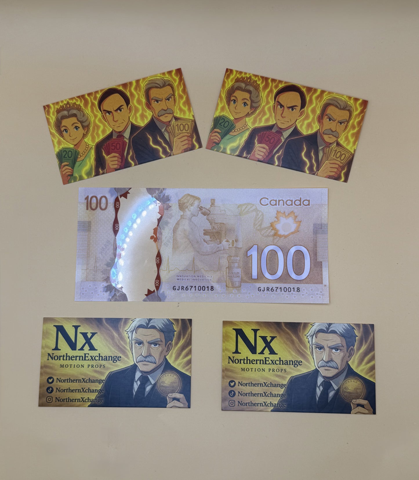 $100 Prop Money (100 notes)