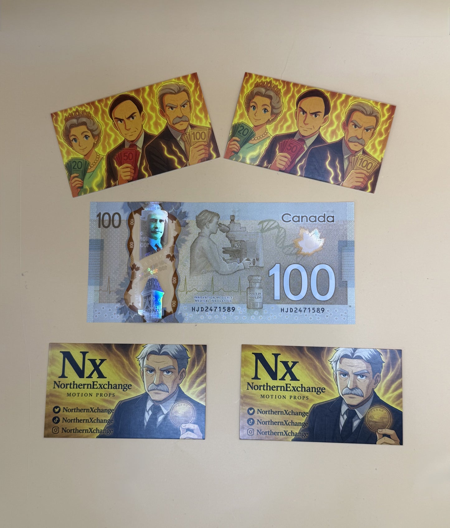 $100 Prop Money (100 notes)
